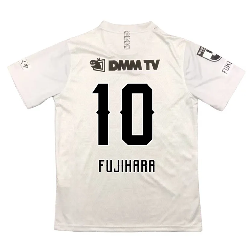 Danxen Kid Naoatsu Fujihara #10 Gray Black Away Jersey 2024/25 T-Shirt