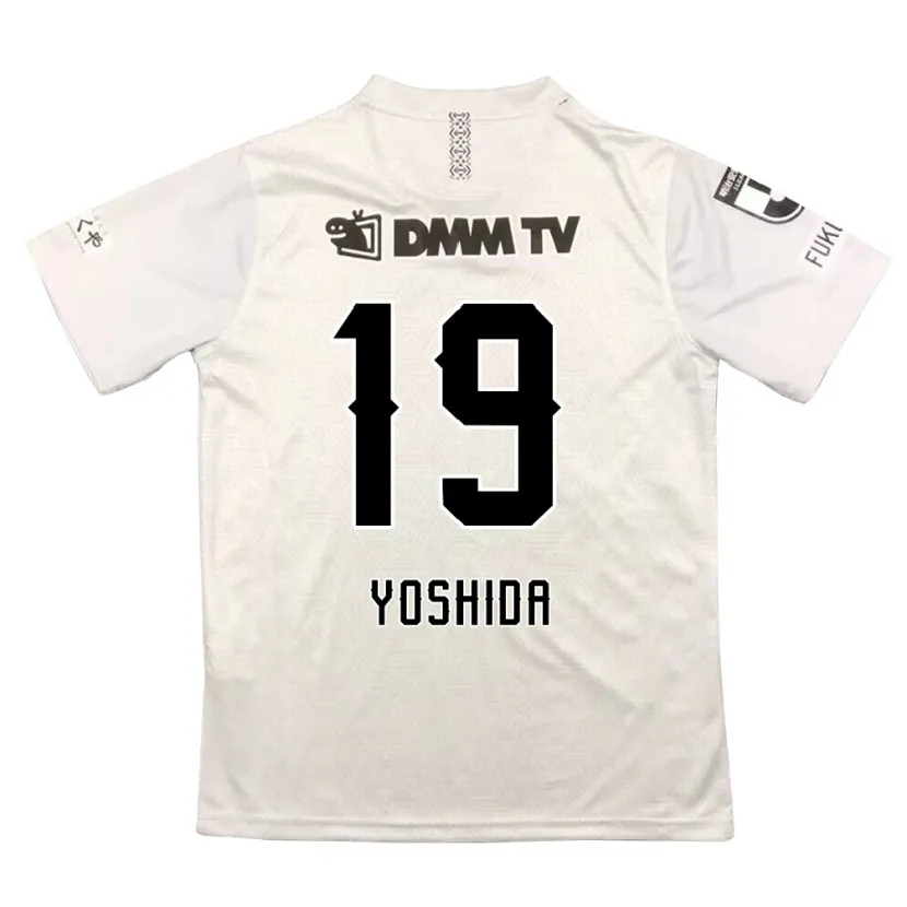 Danxen Kid Yuzuki Yoshida #19 Gray Black Away Jersey 2024/25 T-Shirt