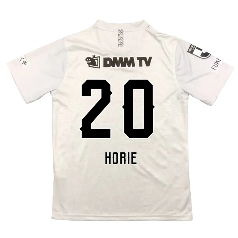 Danxen Kid Hibiki Horie #20 Gray Black Away Jersey 2024/25 T-Shirt