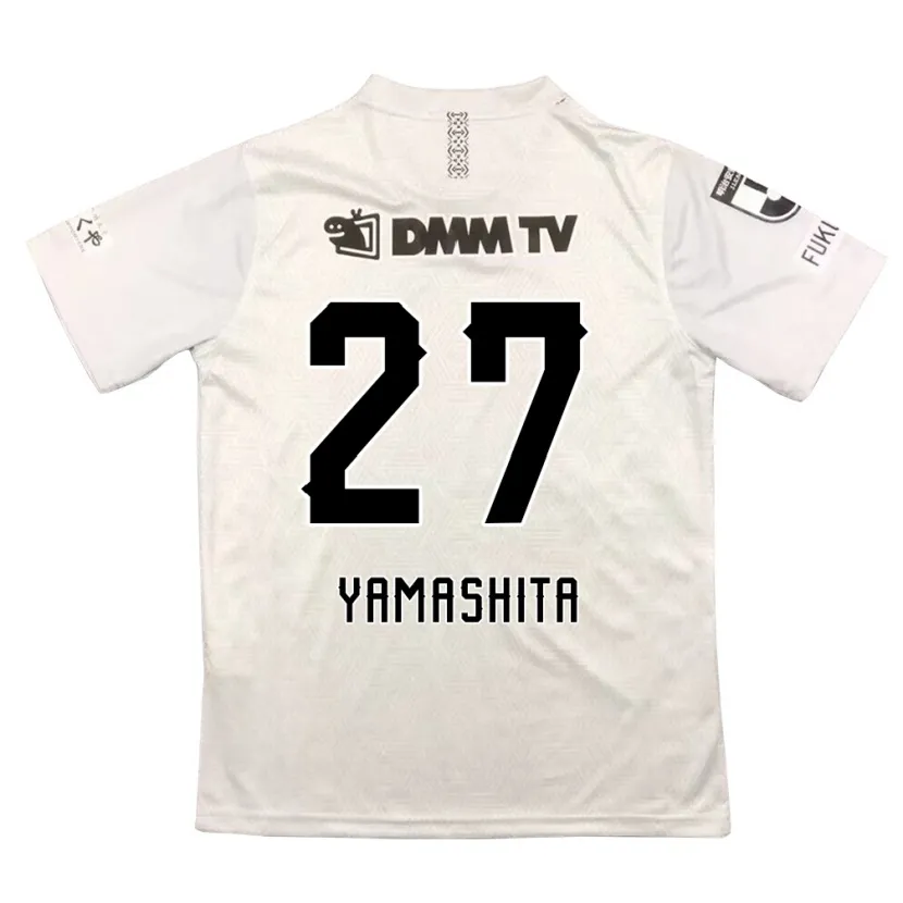 Danxen Kid Sotaro Yamashita #27 Gray Black Away Jersey 2024/25 T-Shirt