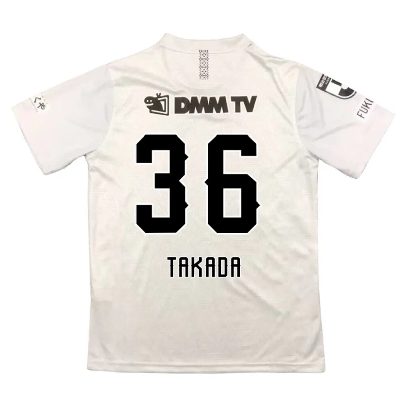 Danxen Kid Seiya Takada #36 Gray Black Away Jersey 2024/25 T-Shirt