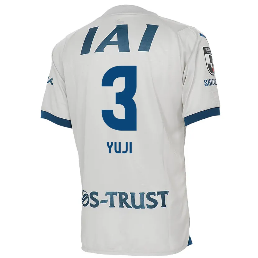 Danxen Kid Yuji Takahashi #3 White Blue Away Jersey 2024/25 T-Shirt