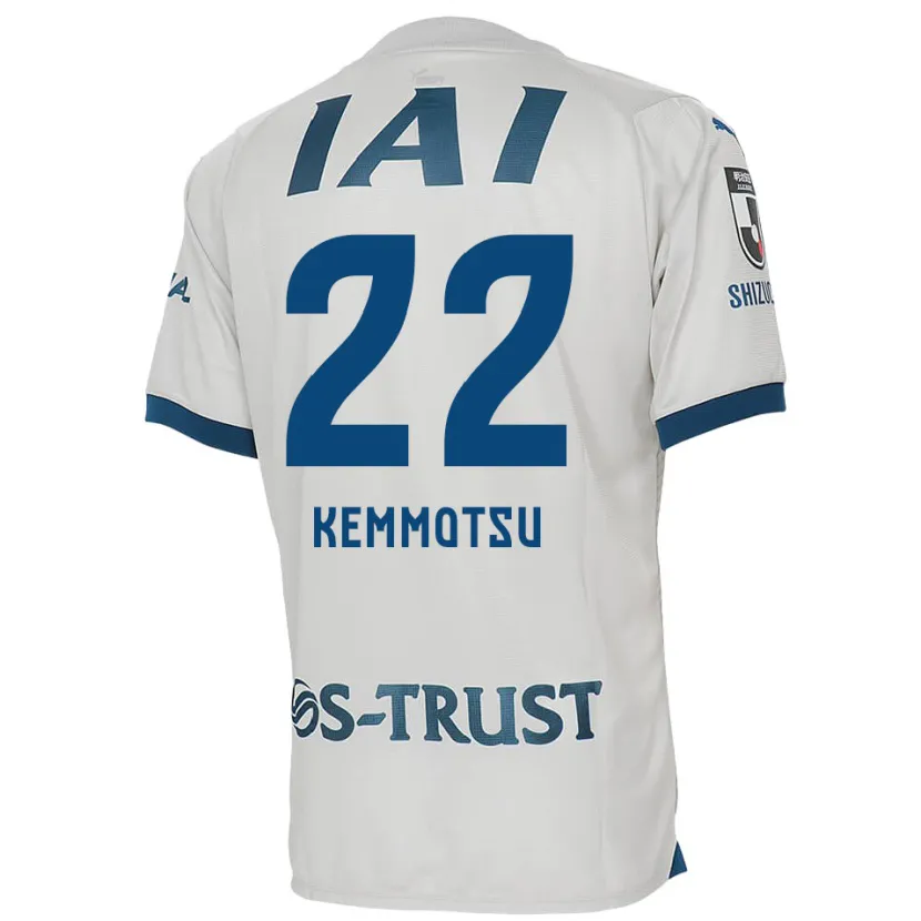 Danxen Kid Takumu Kemmotsu #22 White Blue Away Jersey 2024/25 T-Shirt