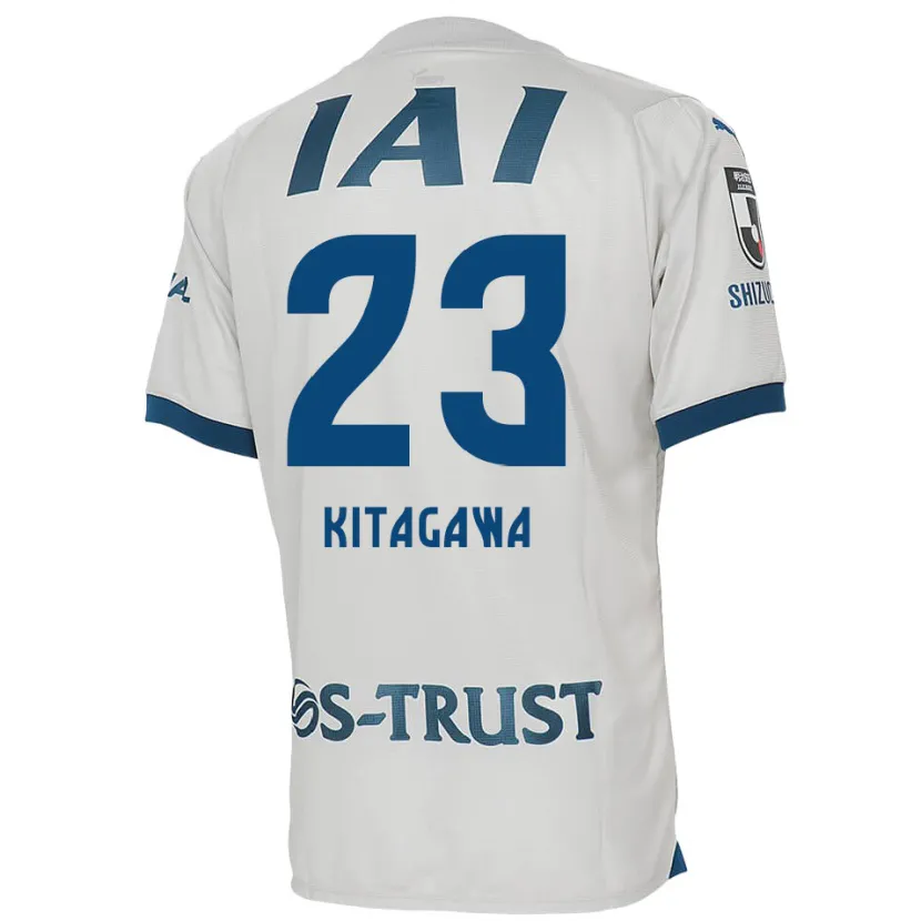 Danxen Kid Koya Kitagawa #23 White Blue Away Jersey 2024/25 T-Shirt