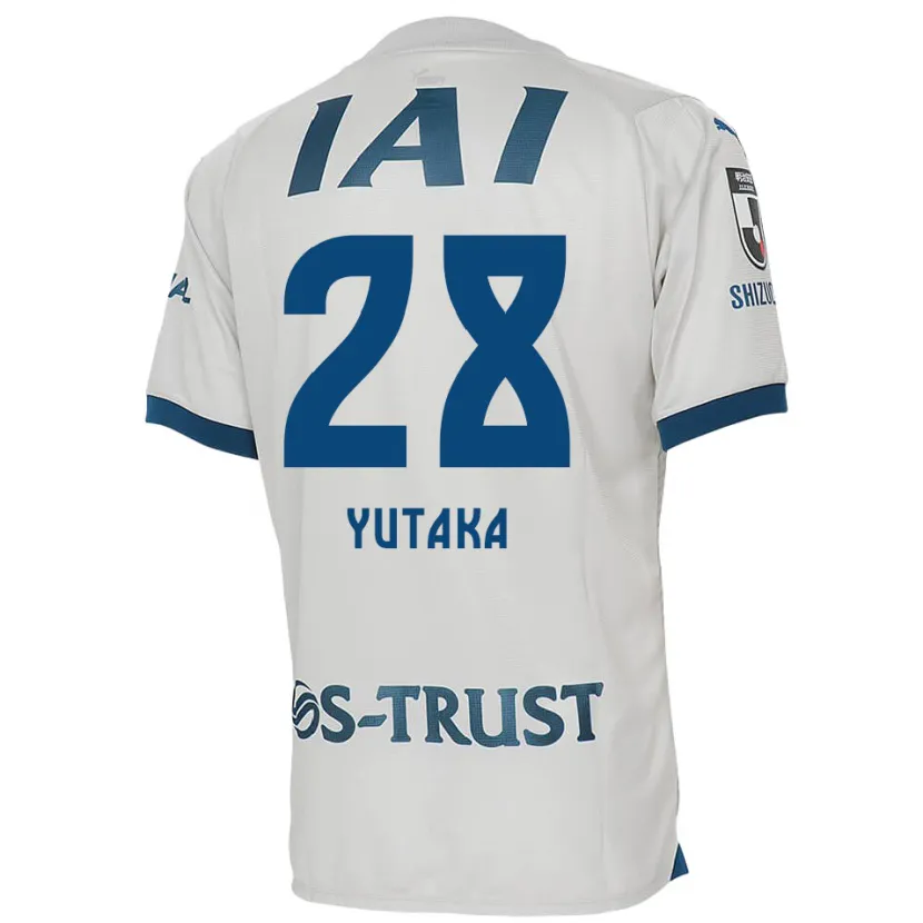 Danxen Kid Yutaka Yoshida #28 White Blue Away Jersey 2024/25 T-Shirt