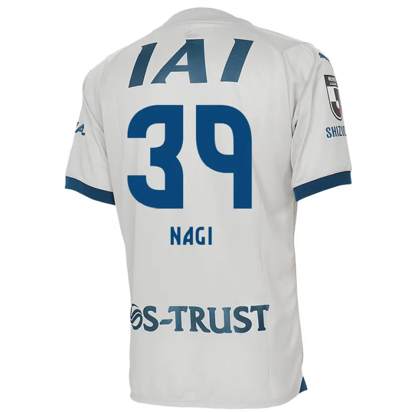 Danxen Kid Nagi Kawatani #39 White Blue Away Jersey 2024/25 T-Shirt