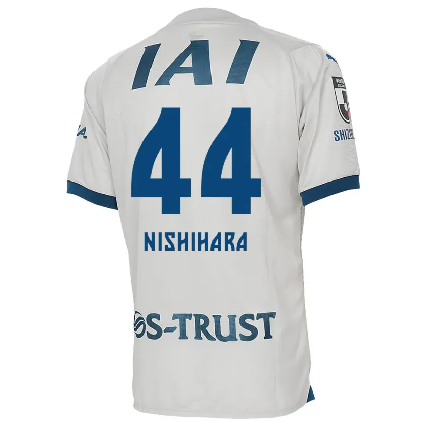 Danxen Kid Motoki Nishihara #44 White Blue Away Jersey 2024/25 T-Shirt