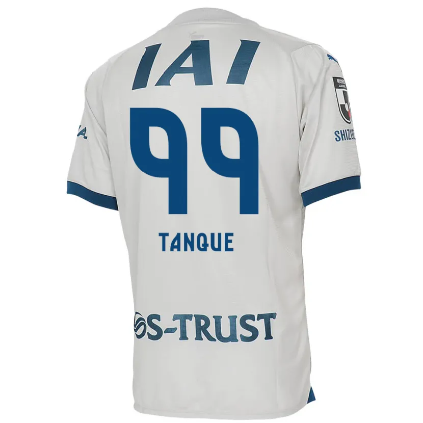 Danxen Kid Douglas Tanque #99 White Blue Away Jersey 2024/25 T-Shirt