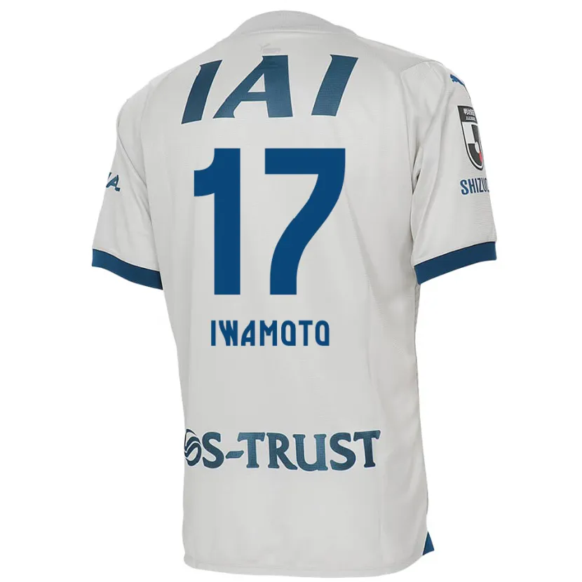 Danxen Kid Shogo Iwamoto #17 White Blue Away Jersey 2024/25 T-Shirt