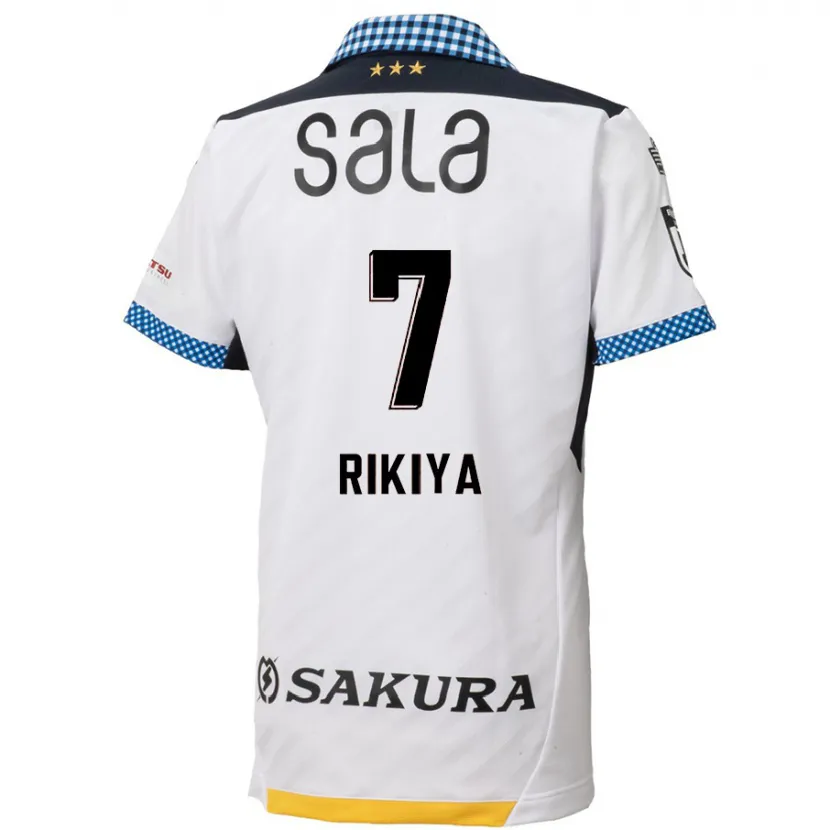 Danxen Kid Rikiya Uehara #7 White Black Away Jersey 2024/25 T-Shirt