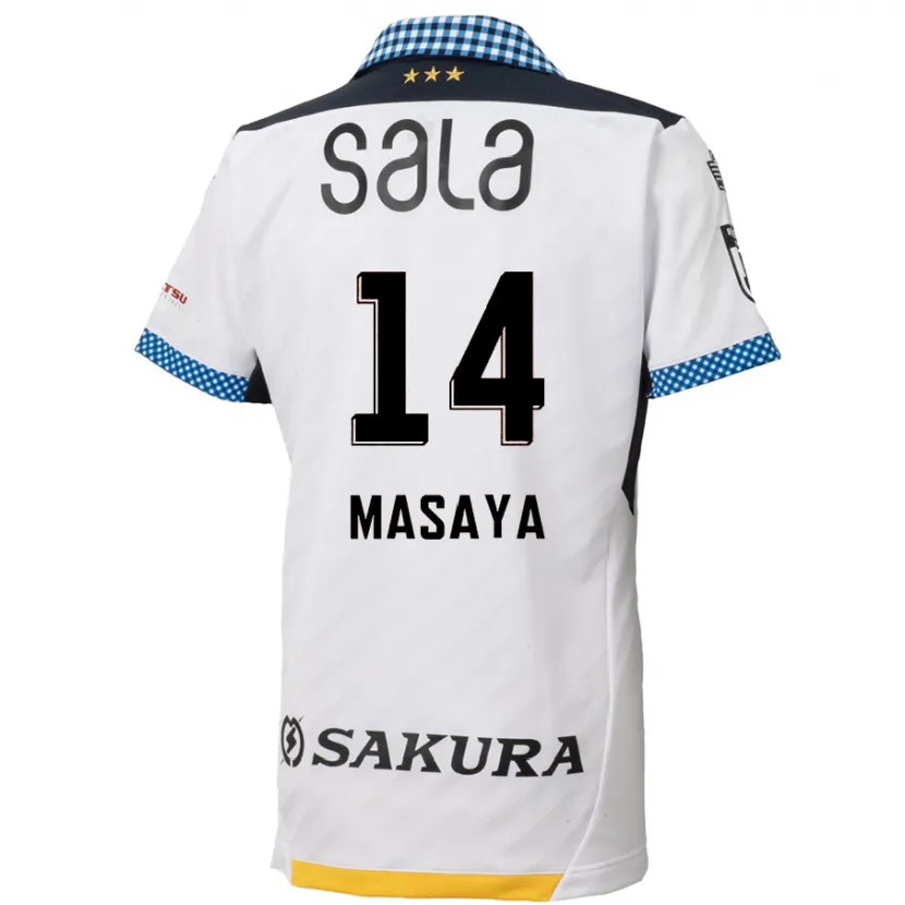 Danxen Kid Masaya Matsumoto #14 White Black Away Jersey 2024/25 T-Shirt