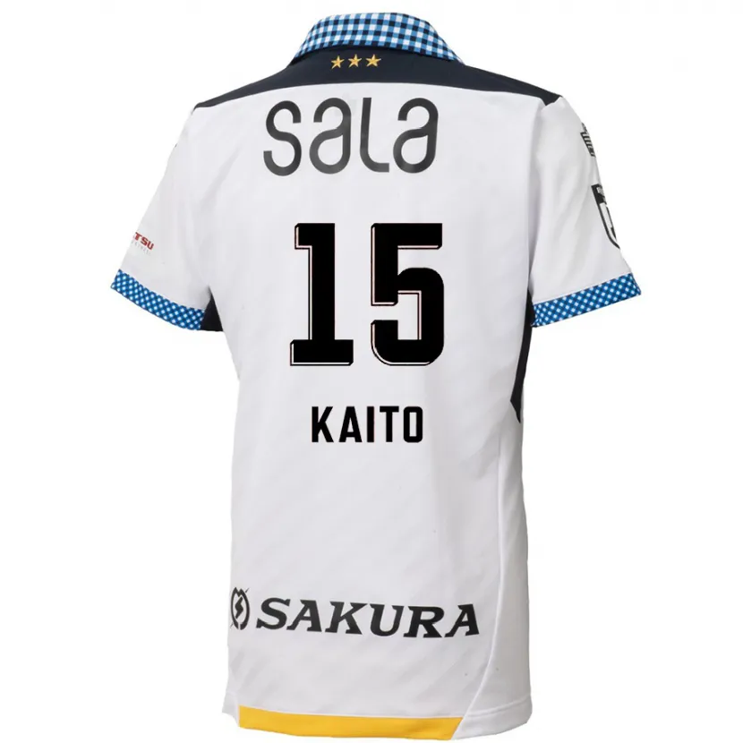 Danxen Kid Kaito Suzuki #15 White Black Away Jersey 2024/25 T-Shirt