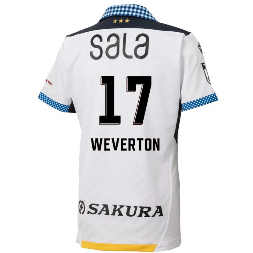 Danxen Kid Weverton #17 White Black Away Jersey 2024/25 T-Shirt