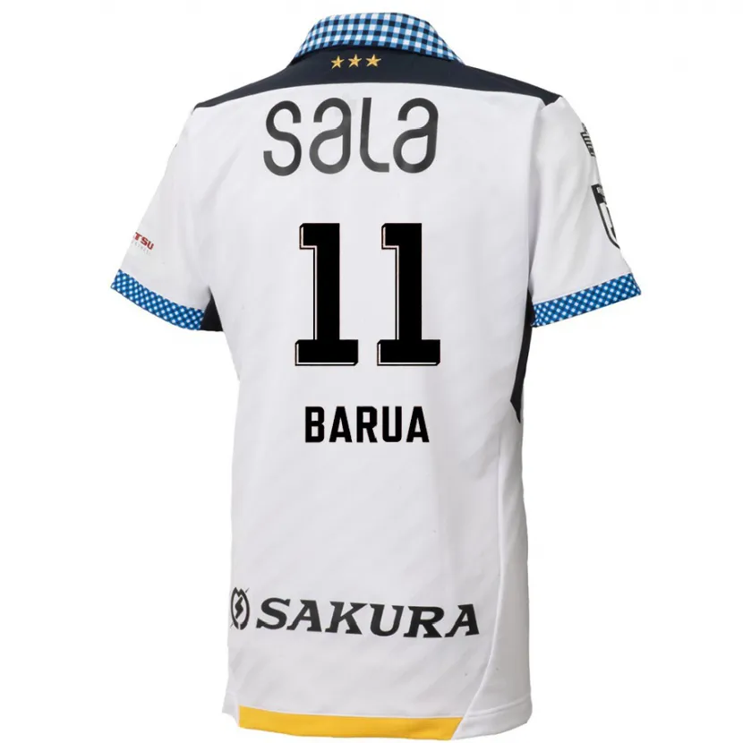 Danxen Kid Roi Barua #11 White Black Away Jersey 2024/25 T-Shirt