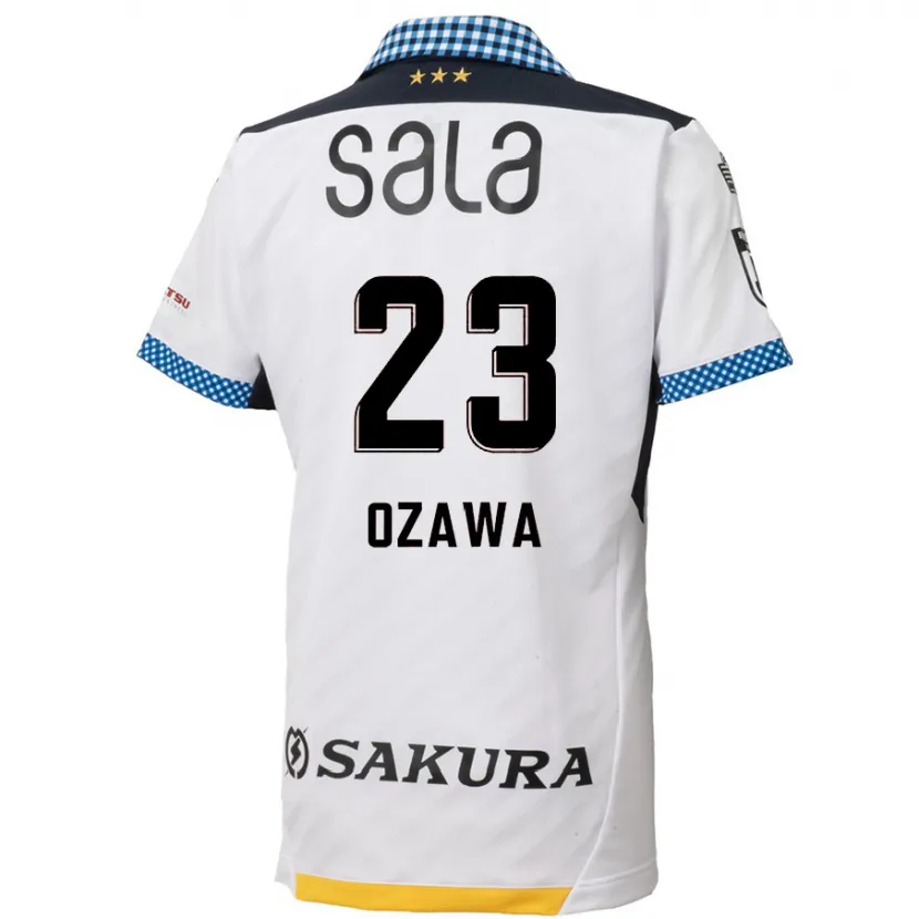 Danxen Kid Yugo Ozawa #23 White Black Away Jersey 2024/25 T-Shirt