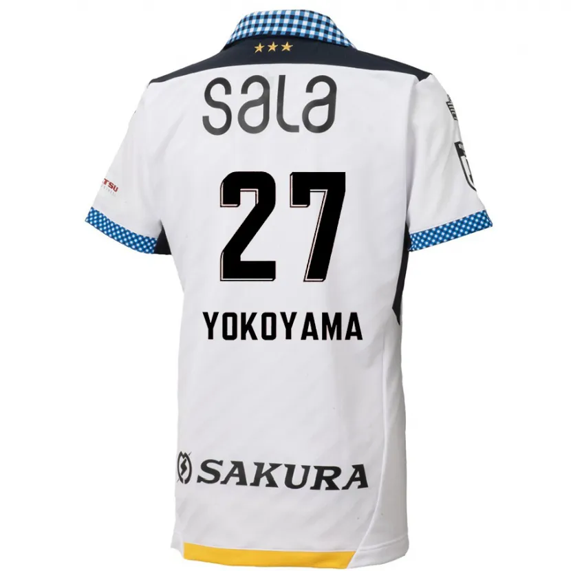 Danxen Kid Kota Yokoyama #27 White Black Away Jersey 2024/25 T-Shirt