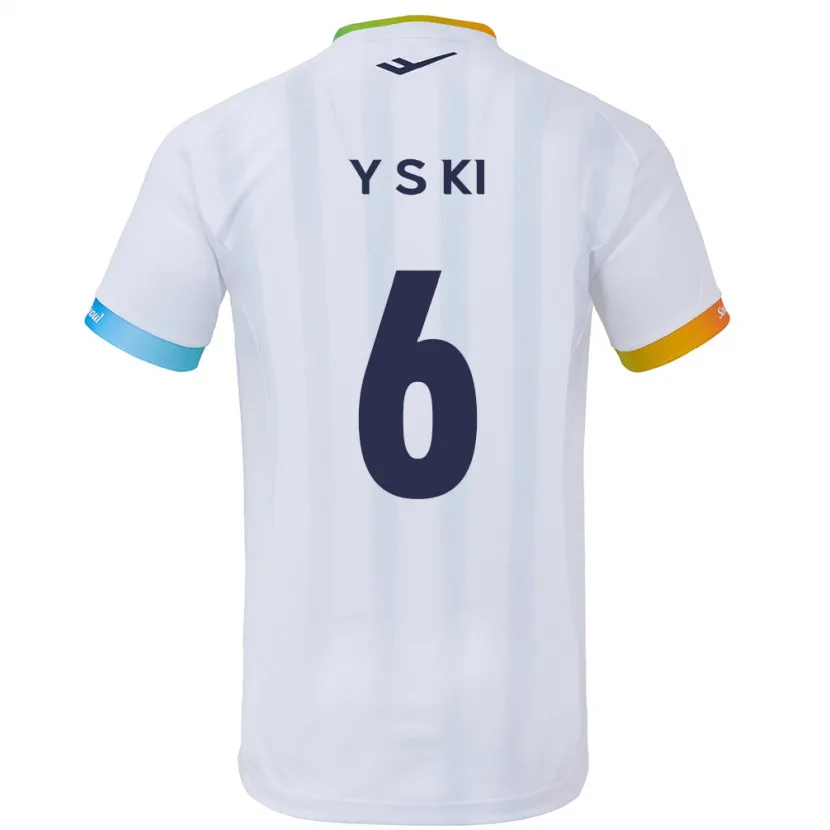 Danxen Kid Sung-Yueng Ki #6 White Blue Away Jersey 2024/25 T-Shirt