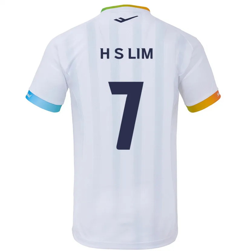 Danxen Kid Sang-Hyub Lim #7 White Blue Away Jersey 2024/25 T-Shirt