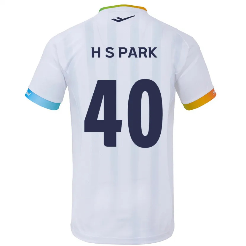 Danxen Kid Seong-Hun Park #40 White Blue Away Jersey 2024/25 T-Shirt