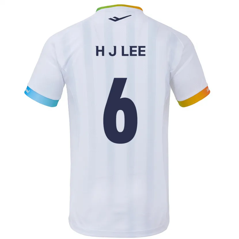 Danxen Kid Ju-Hwan Lee #6 White Blue Away Jersey 2024/25 T-Shirt