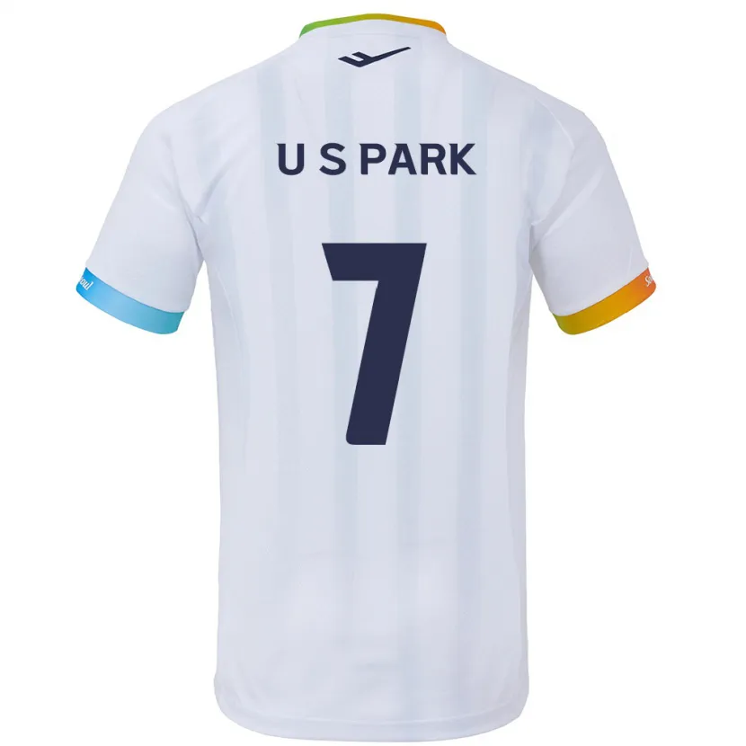 Danxen Kid Sun-Uk Park #7 White Blue Away Jersey 2024/25 T-Shirt