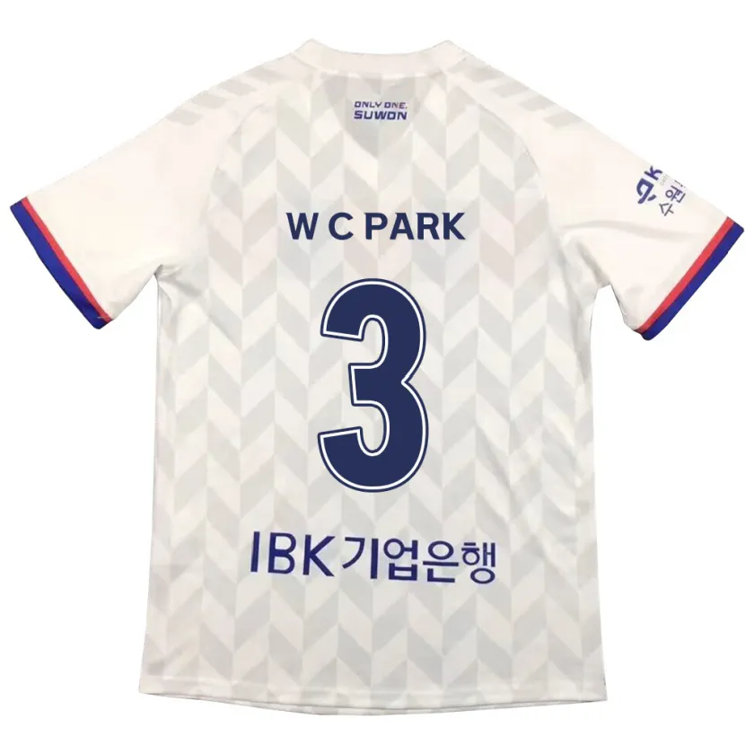 Danxen Kid Cheol-Woo Park #3 White Blue Away Jersey 2024/25 T-Shirt