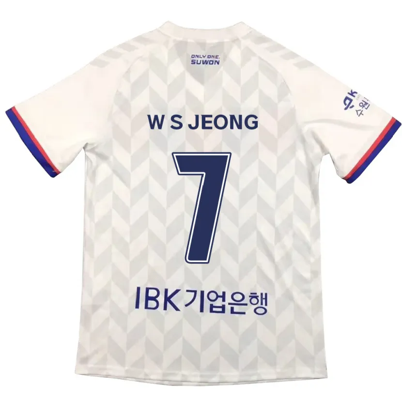 Danxen Kid Seung-Won Jeong #7 White Blue Away Jersey 2024/25 T-Shirt