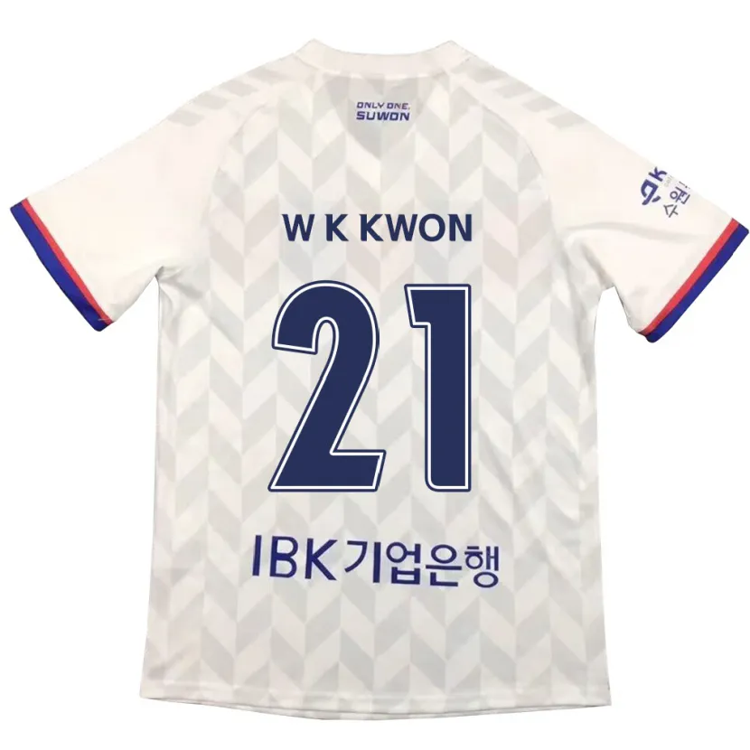 Danxen Kid Kyung-Won Kwon #21 White Blue Away Jersey 2024/25 T-Shirt