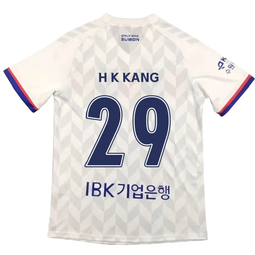 Danxen Kid Kyo-Hun Kang #29 White Blue Away Jersey 2024/25 T-Shirt