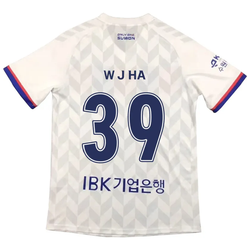 Danxen Kid Jung-Woo Ha #39 White Blue Away Jersey 2024/25 T-Shirt