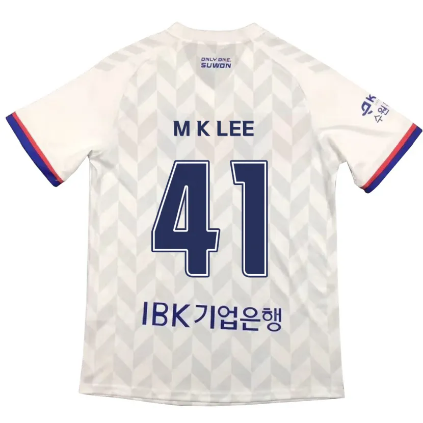 Danxen Kid Kyung-Min Lee #41 White Blue Away Jersey 2024/25 T-Shirt