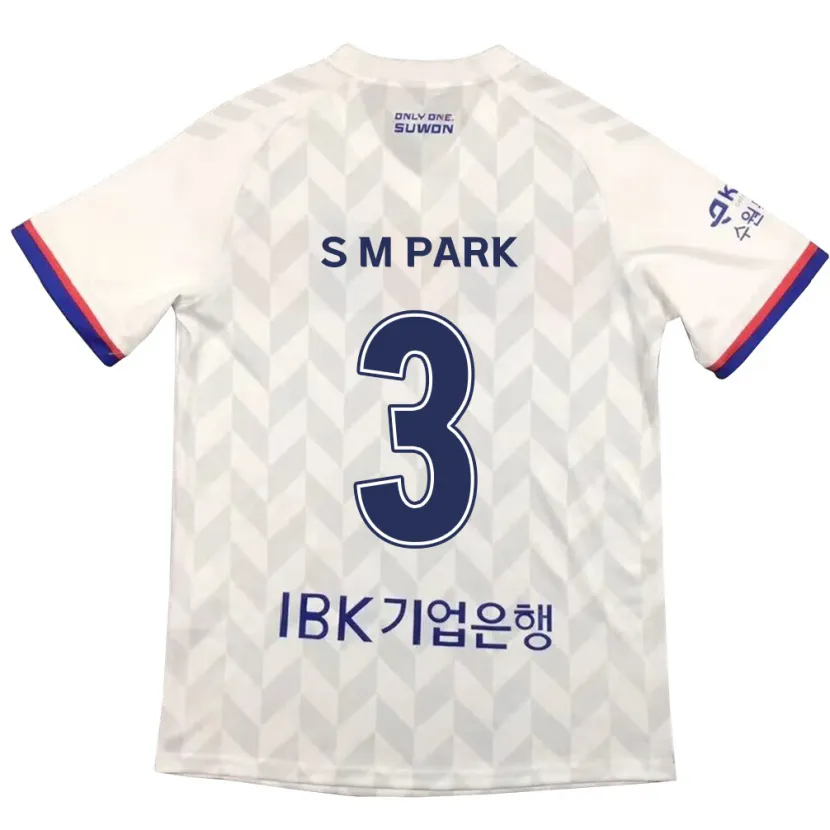 Danxen Kid Min-Seo Park #3 White Blue Away Jersey 2024/25 T-Shirt