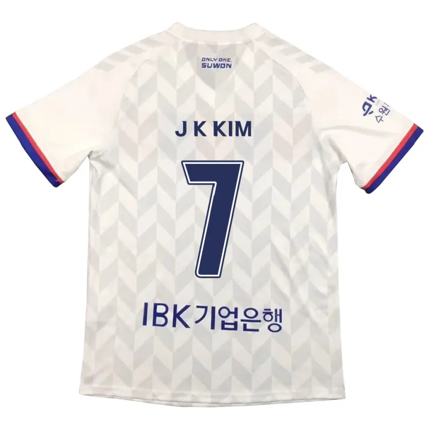 Danxen Kid Ki-Jun Kim #7 White Blue Away Jersey 2024/25 T-Shirt