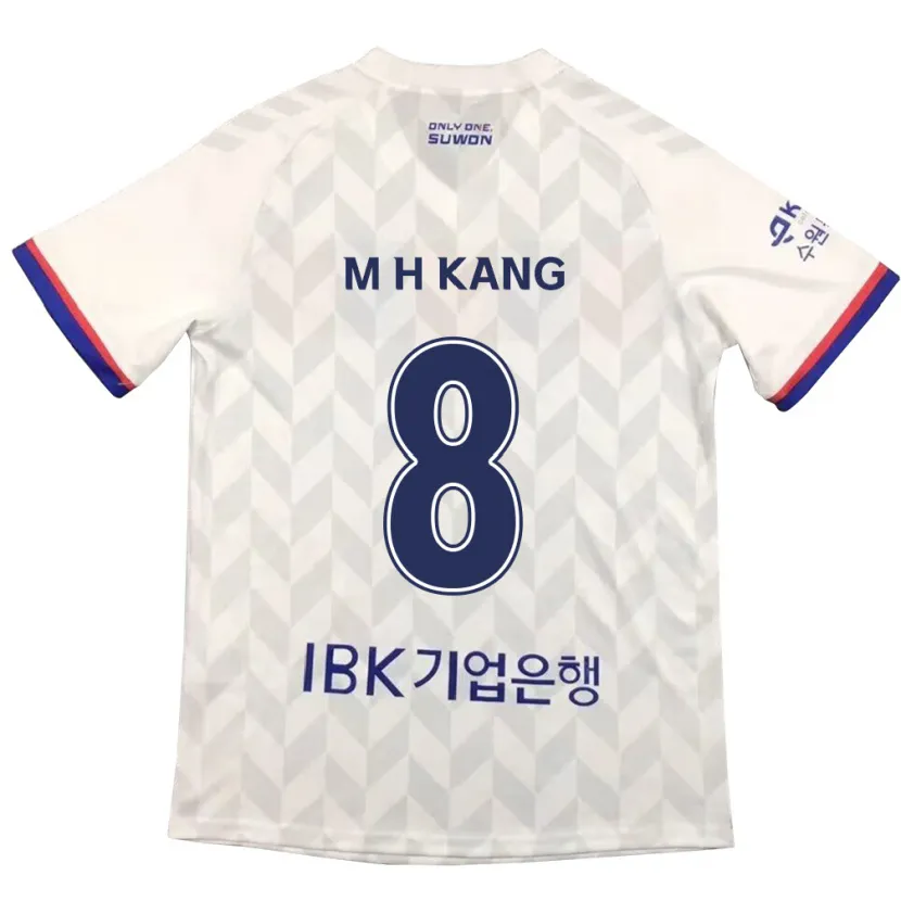 Danxen Kid Ho-Min Kang #8 White Blue Away Jersey 2024/25 T-Shirt