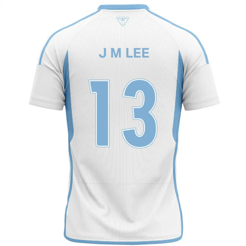 Danxen Kid Myung-Jae Lee #13 White Blue Away Jersey 2024/25 T-Shirt