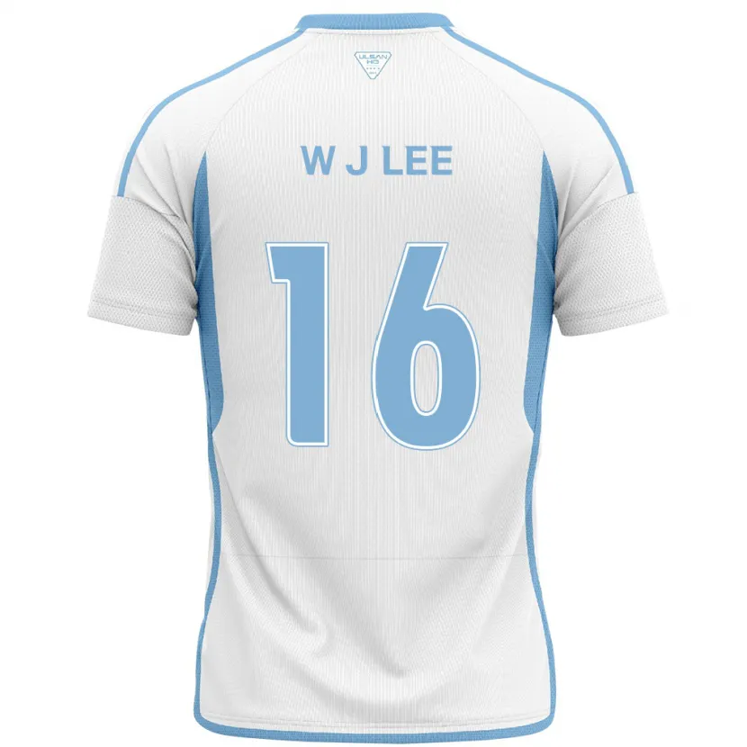 Danxen Kid Jae-Wook Lee #16 White Blue Away Jersey 2024/25 T-Shirt