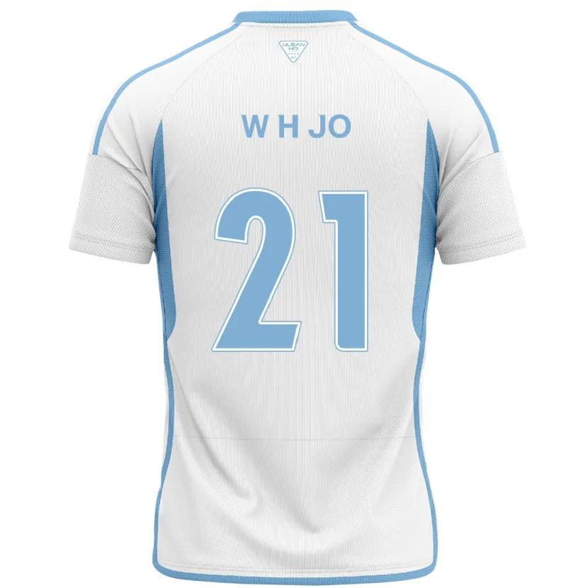 Danxen Kid Hyeon-Woo Jo #21 White Blue Away Jersey 2024/25 T-Shirt