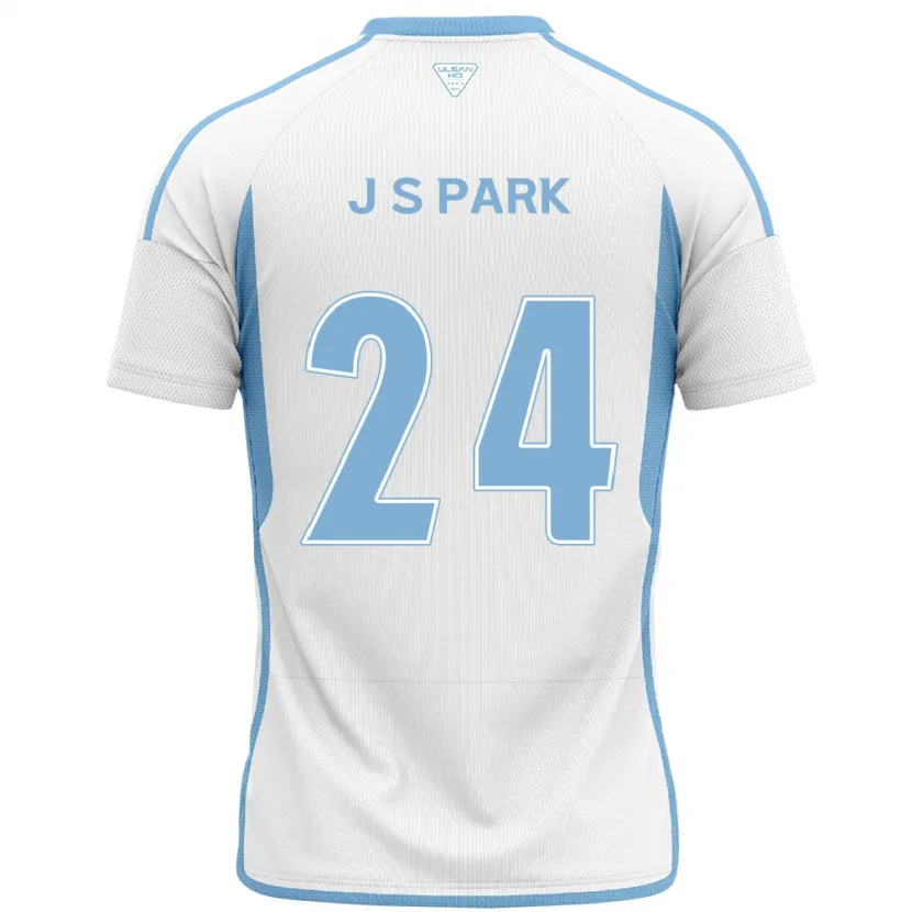 Danxen Kid Sang-Jun Park #24 White Blue Away Jersey 2024/25 T-Shirt