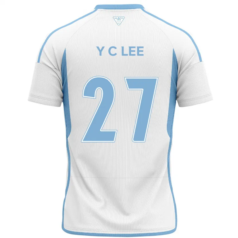 Danxen Kid Chung-Yong Lee #27 White Blue Away Jersey 2024/25 T-Shirt