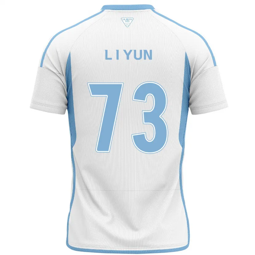 Danxen Kid Il-Lok Yun #73 White Blue Away Jersey 2024/25 T-Shirt