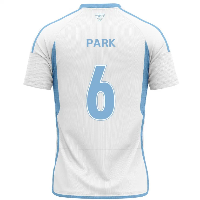 Danxen Kid Jun Park #6 White Blue Away Jersey 2024/25 T-Shirt