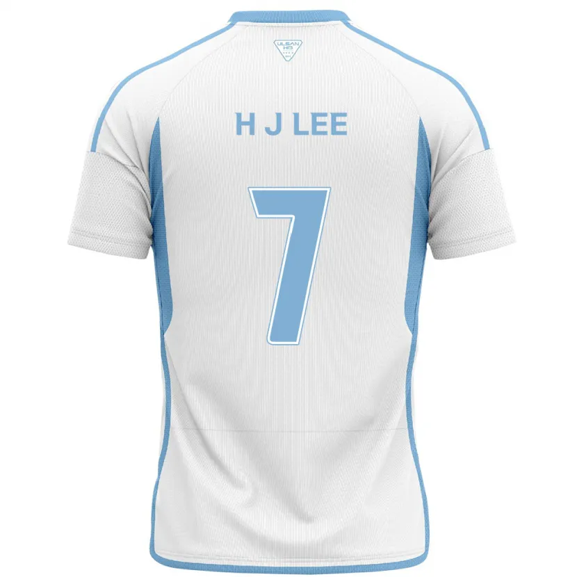 Danxen Kid Jae-Hun Lee #7 White Blue Away Jersey 2024/25 T-Shirt