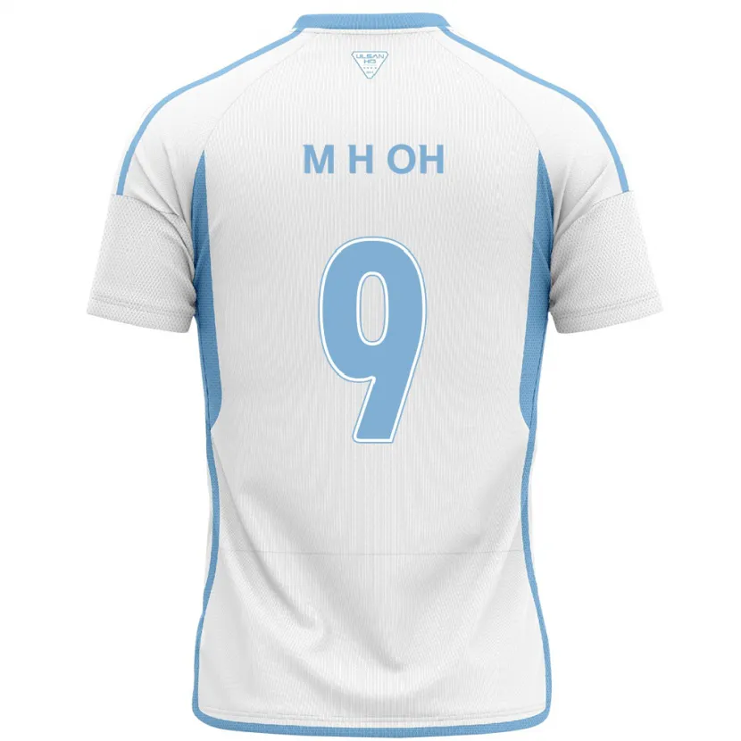 Danxen Kid Hyun-Min Oh #9 White Blue Away Jersey 2024/25 T-Shirt