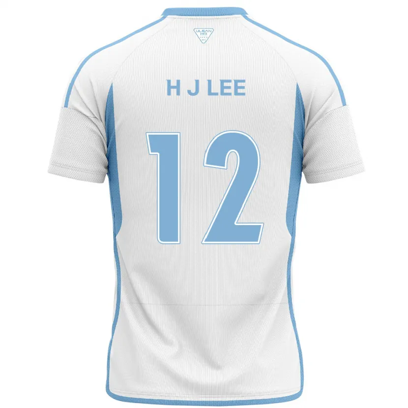 Danxen Kid Jae-Hyung Lee #12 White Blue Away Jersey 2024/25 T-Shirt