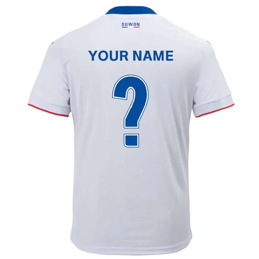 Danxen Kid Your Name #0 White Blue Away Jersey 2024/25 T-Shirt