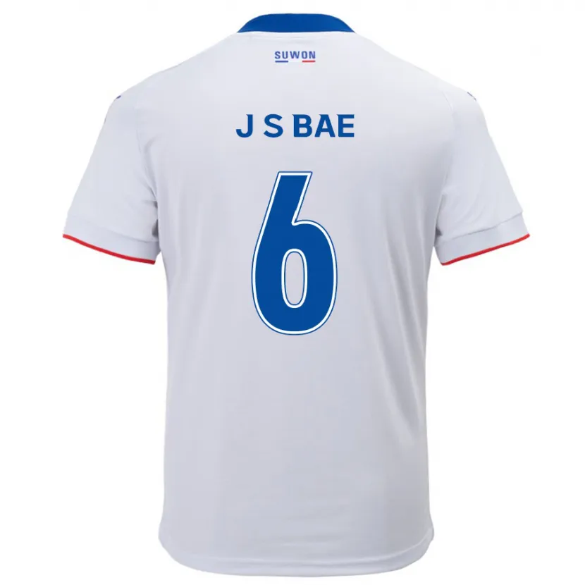 Danxen Kid Seo-Joon Bae #6 White Blue Away Jersey 2024/25 T-Shirt