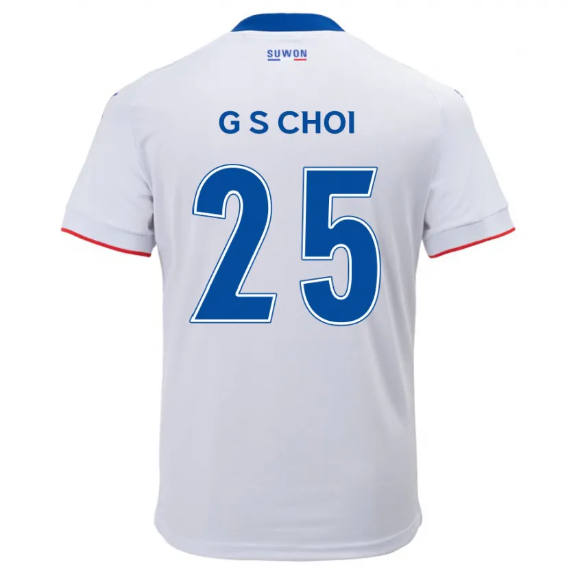 Danxen Kid Sung-Geun Choi #25 White Blue Away Jersey 2024/25 T-Shirt