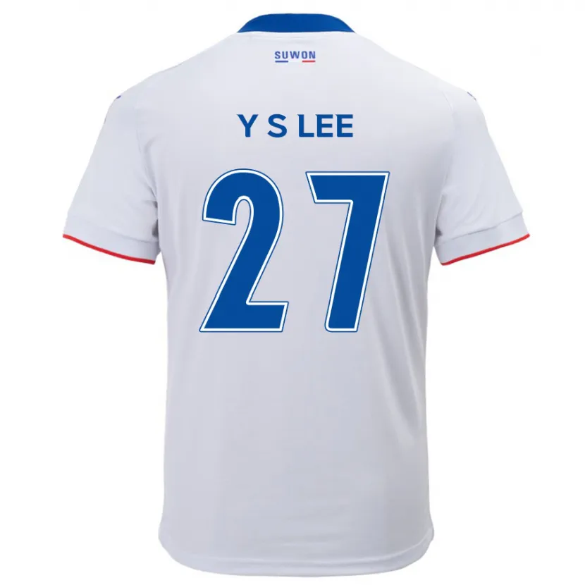 Danxen Kid Shi-Yeong Lee #27 White Blue Away Jersey 2024/25 T-Shirt