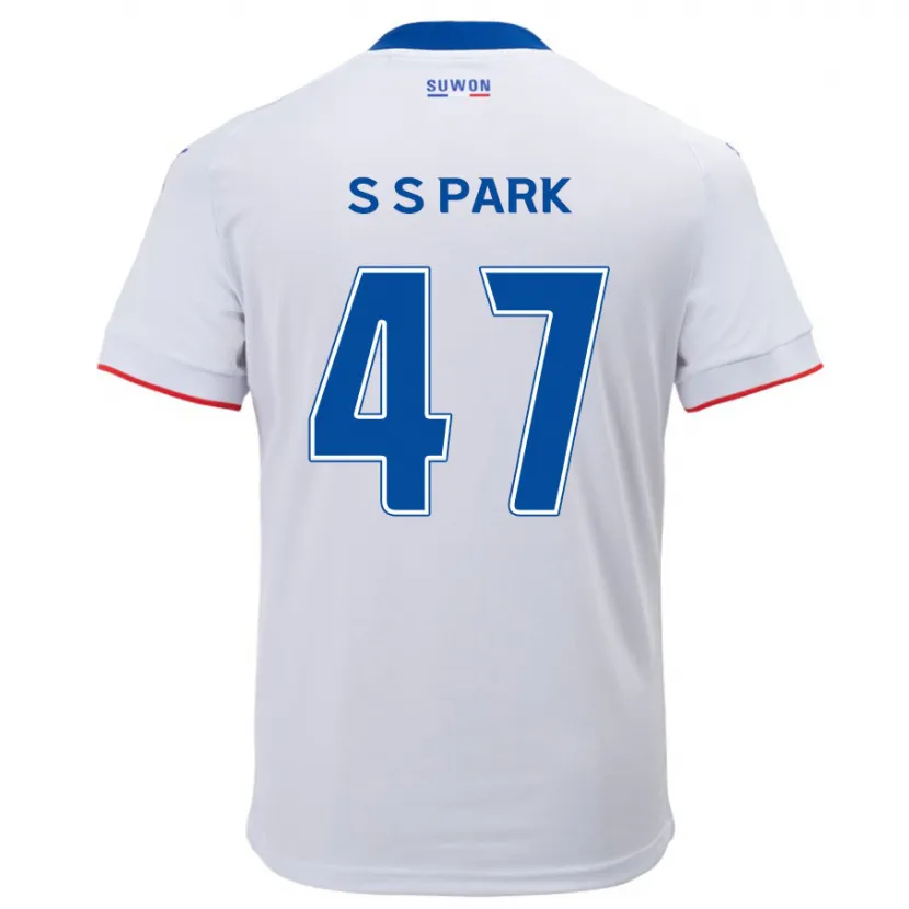 Danxen Kid Seung-Soo Park #47 White Blue Away Jersey 2024/25 T-Shirt