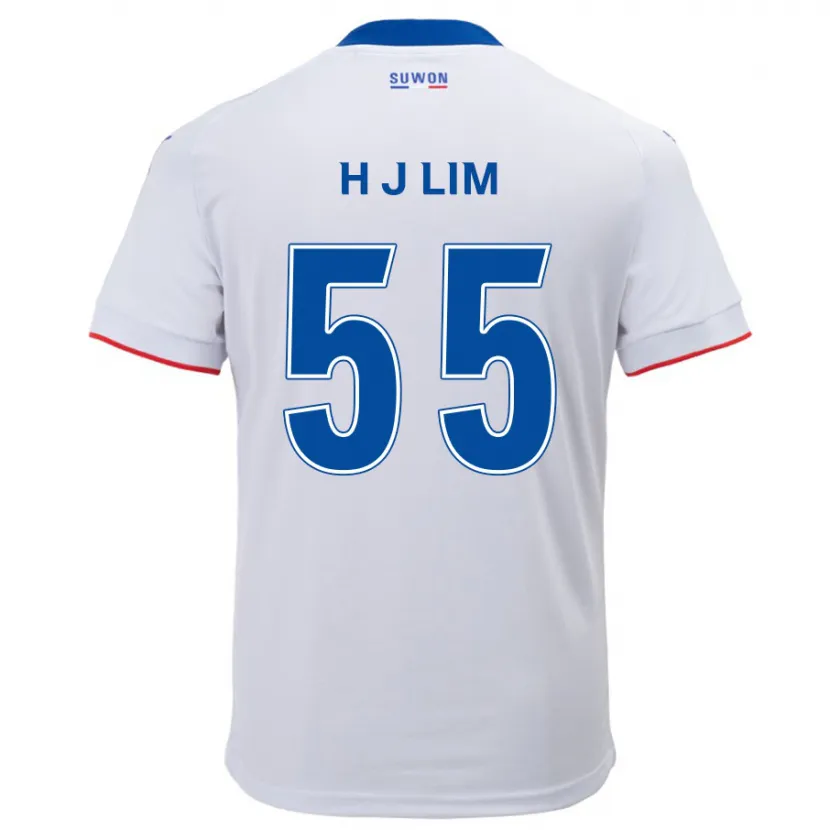 Danxen Kid Ji-Hoon Lim #55 White Blue Away Jersey 2024/25 T-Shirt